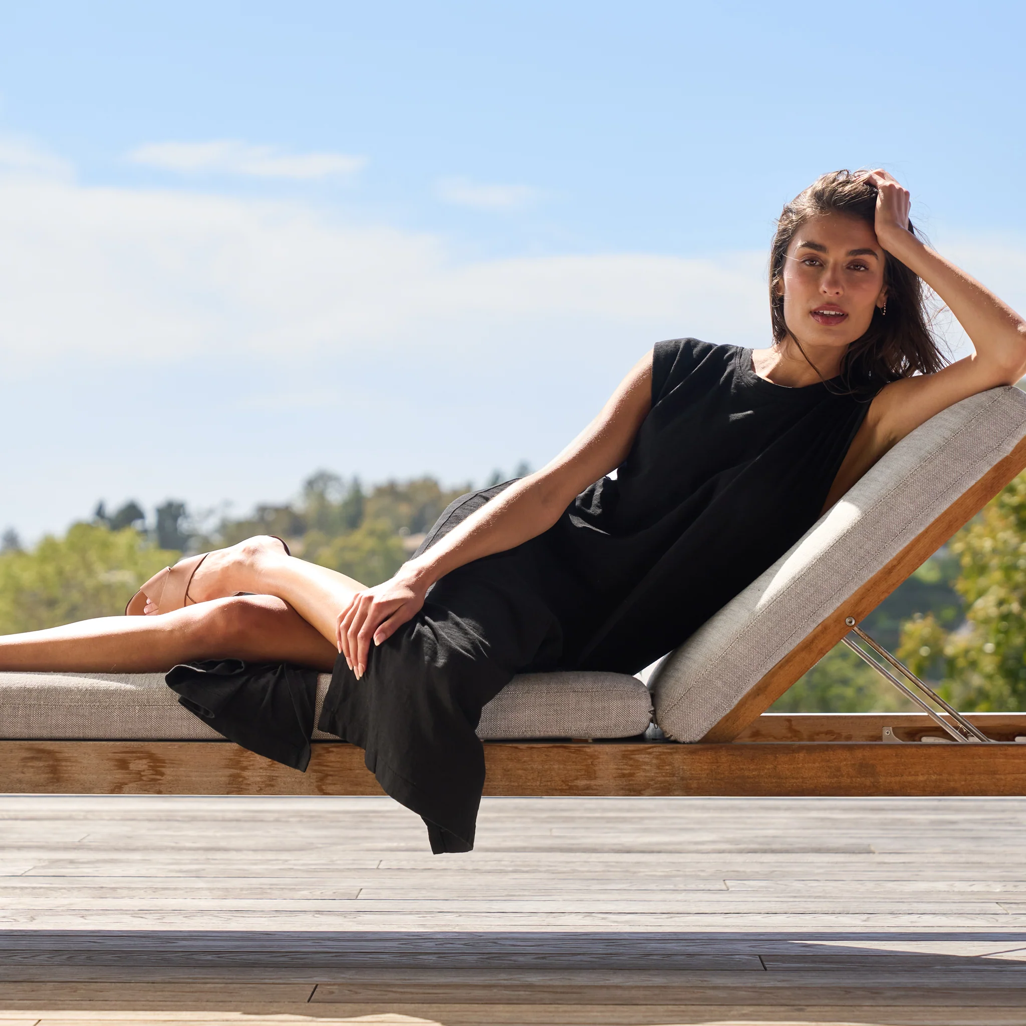 Georgia Slub Muscle Tank Dress - wxkoi