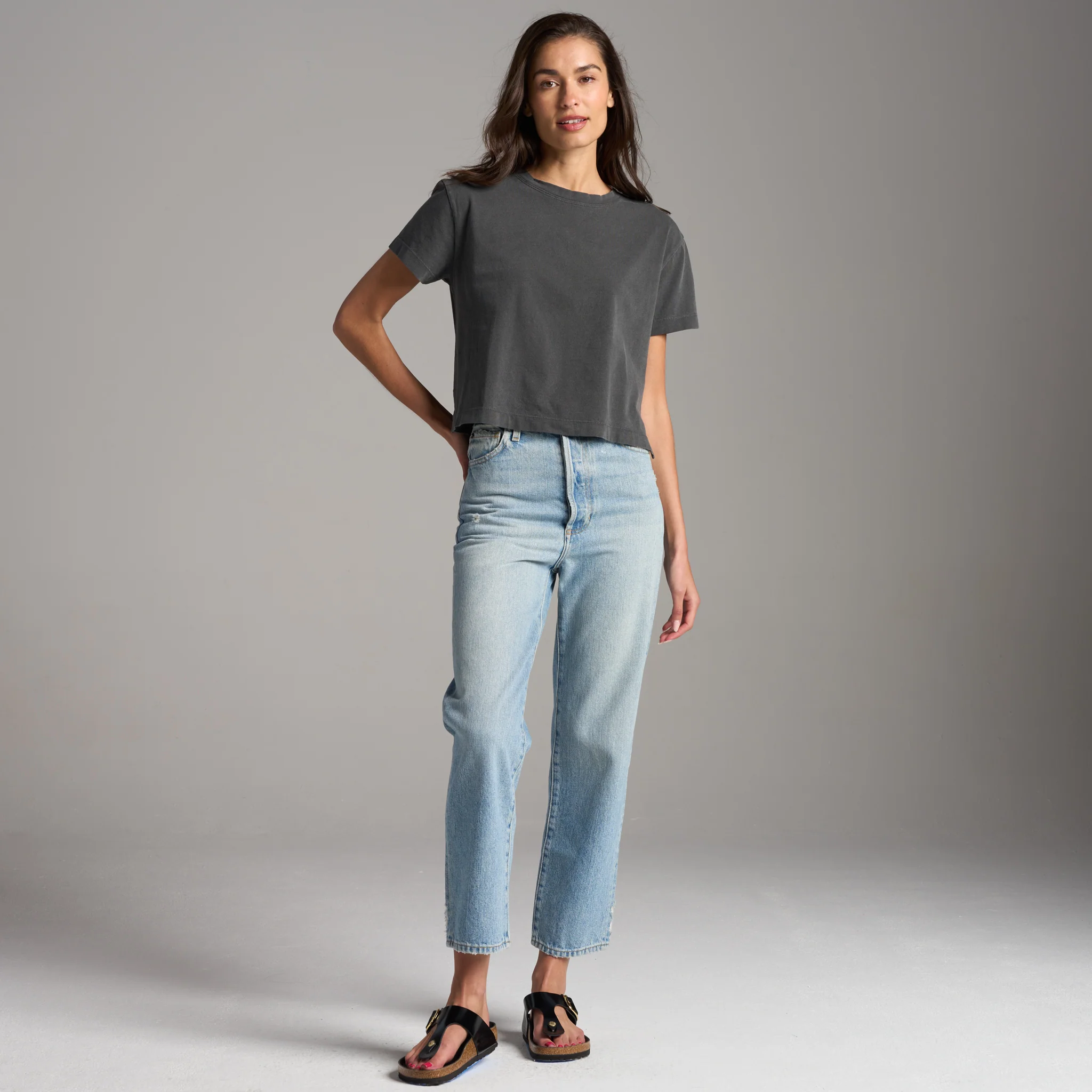 Reagan Short Sleeve Boyfriend Tee - wxkoi