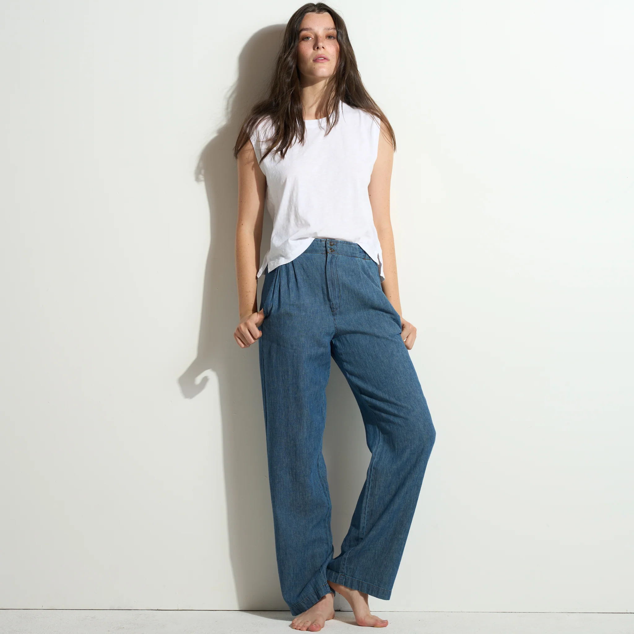 Cameron Japanese Fluid Denim Pant - wxkoi