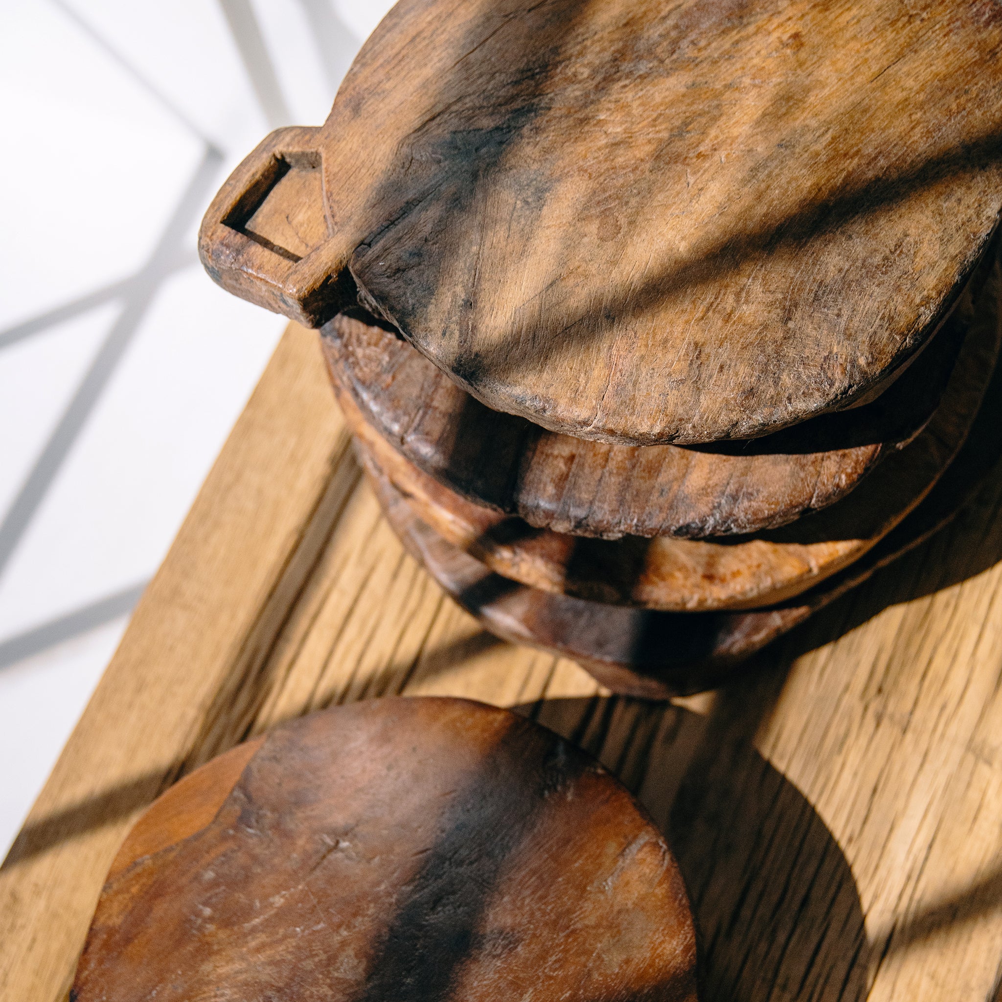 Vintage Wood Chapati - wxkoi
