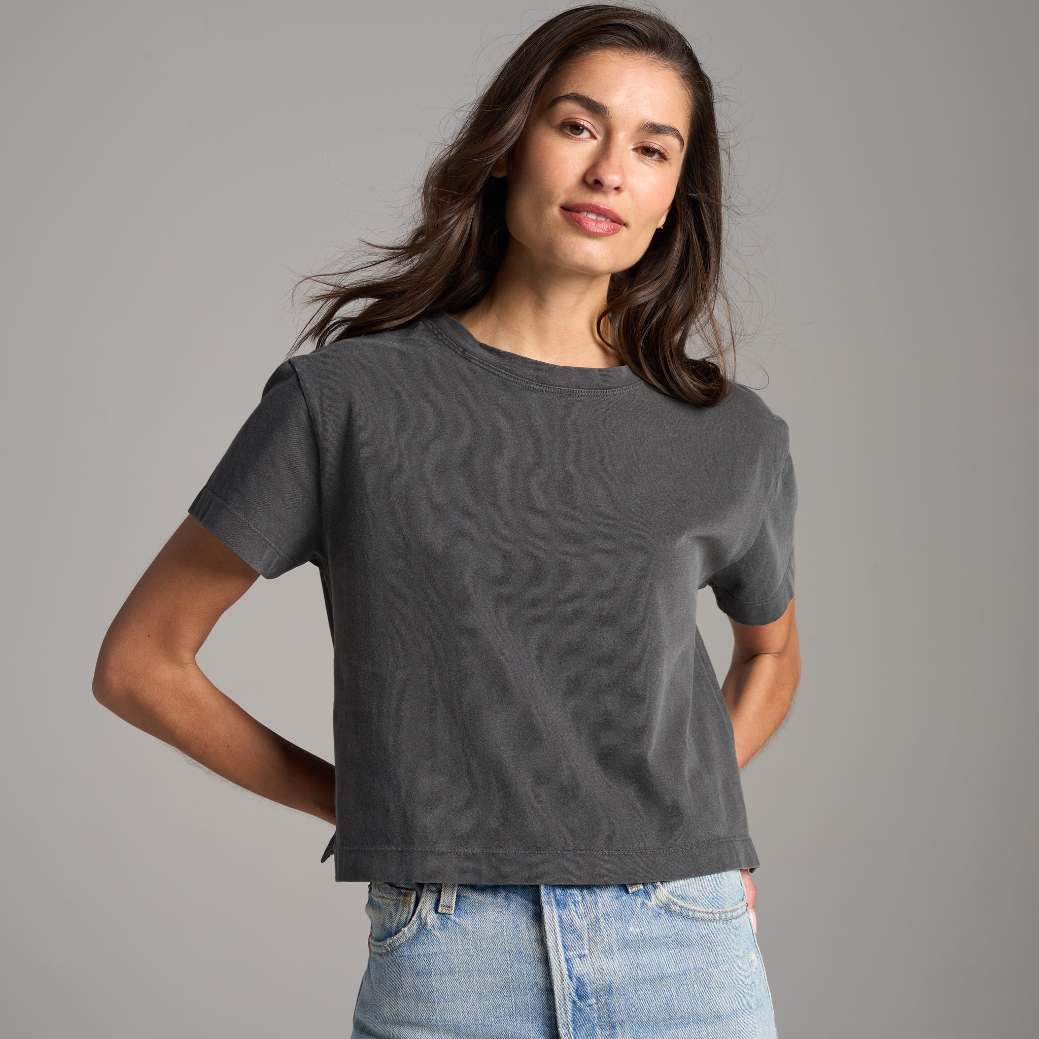 Reagan Short Sleeve Boyfriend Tee - wxkoi