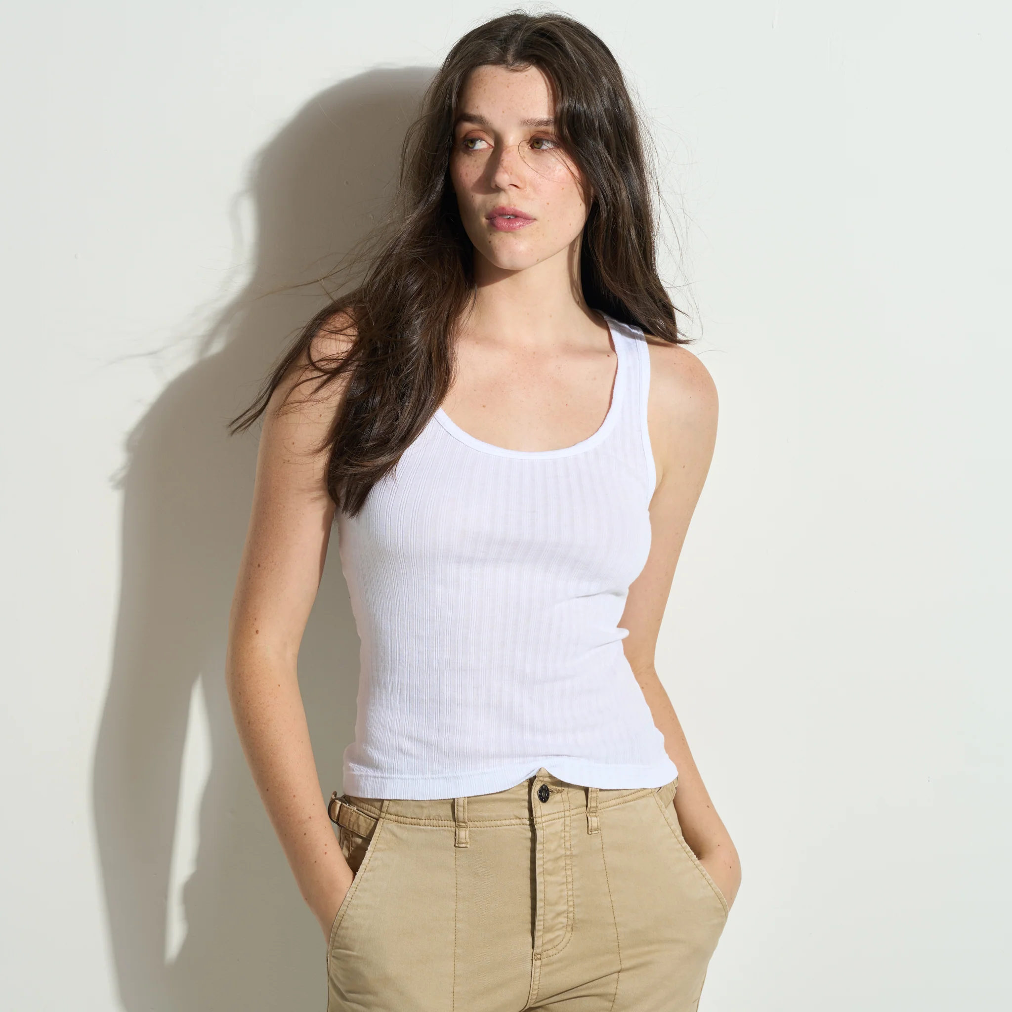 Harlee Scoop Neck Rib Tank - wxkoi