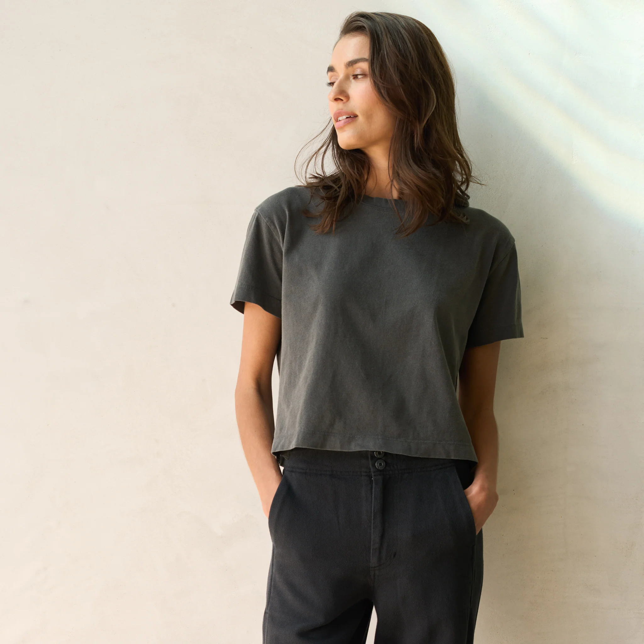 Reagan Short Sleeve Boyfriend Tee - wxkoi