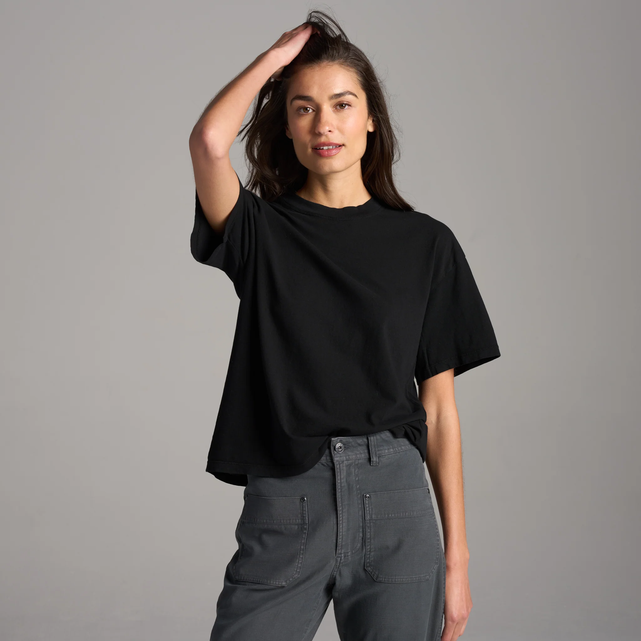 Claire Oversized Crewneck Tee - wxkoi