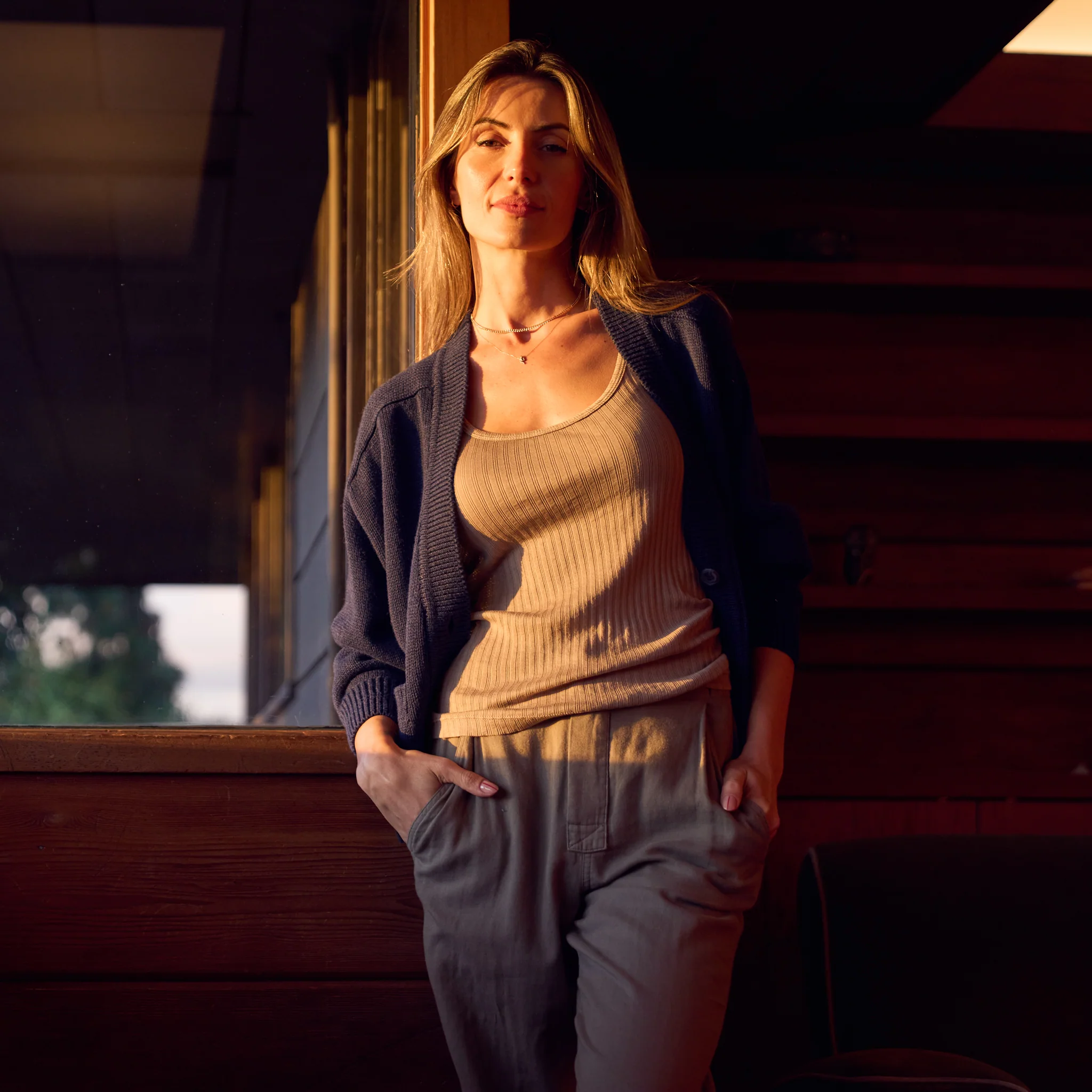 Slope Cropped Cardigan - wxkoi
