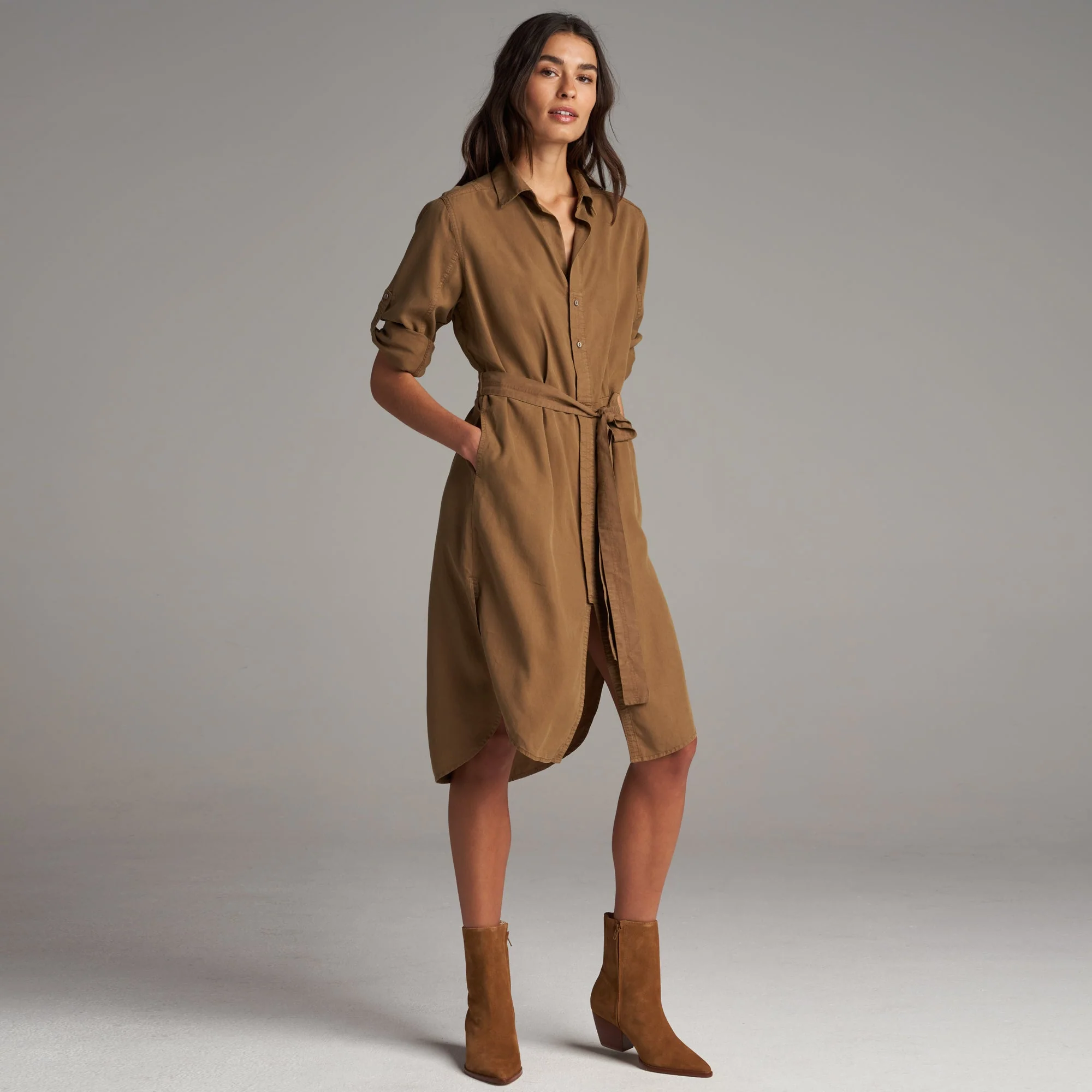 Anna Shirt Dress - wxkoi