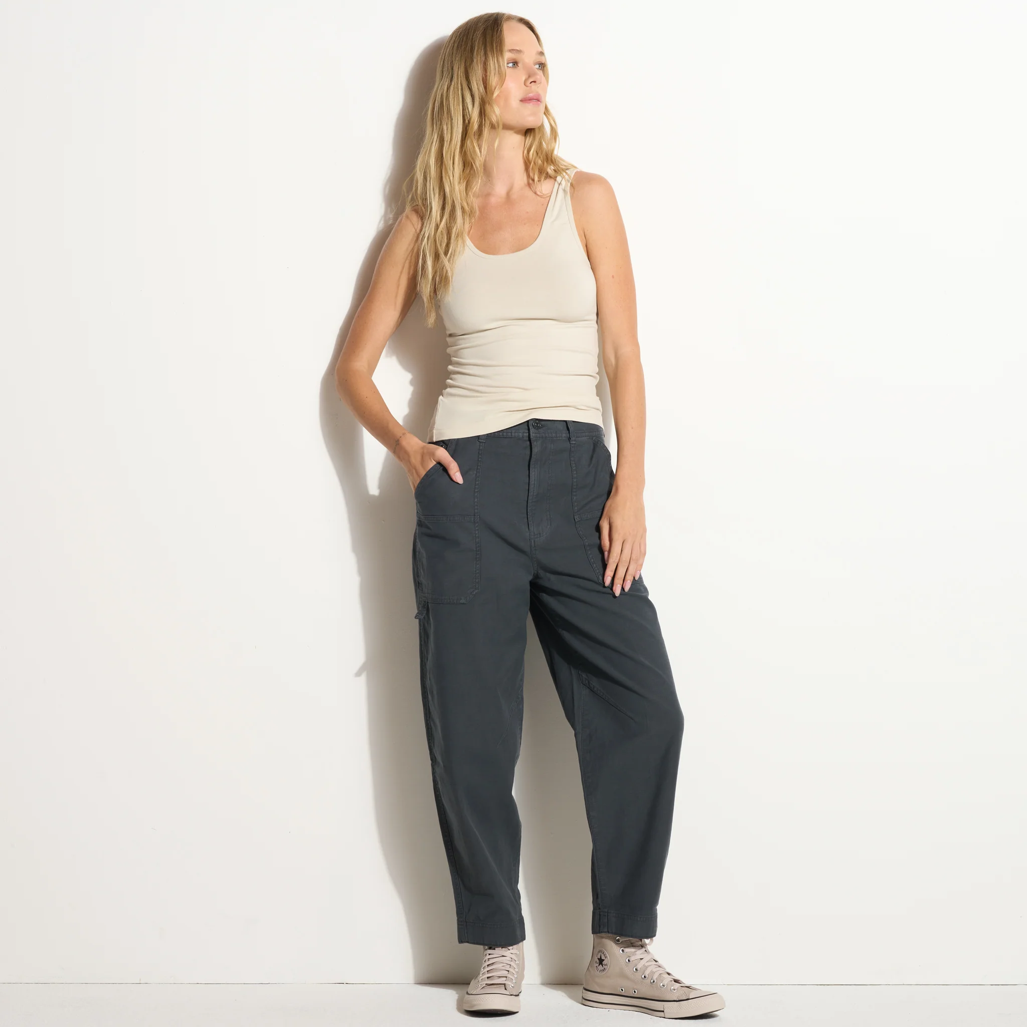 Quincy Utility Barrel Pant - wxkoi